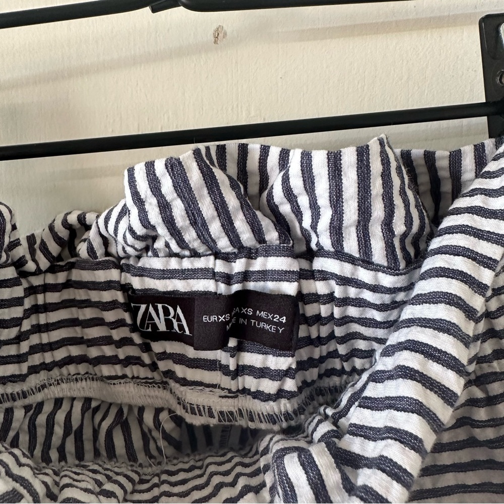 Zara tie front shorts size XS - Picture 2 of 3